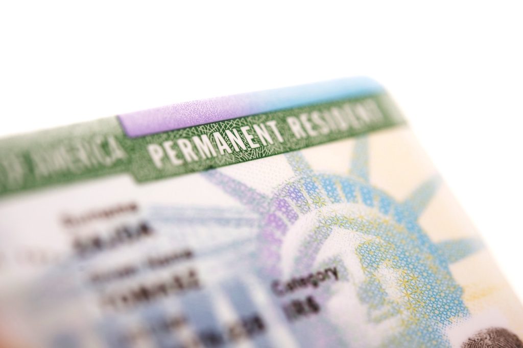 Obtain your green card (permanent residence) with the help of an immigration law attorney. 